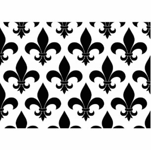 French Fleur de lis Pattern Classic Statuette