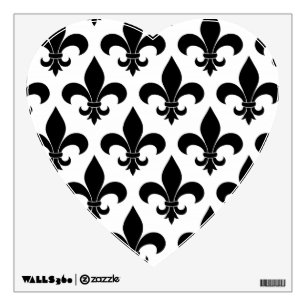 French Fleur de lis Pattern Classic Wall Decal