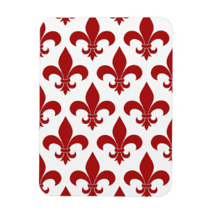 French Fleur de lis Pattern Magnet