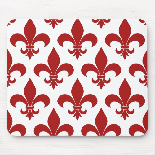 French Fleur de lis Pattern  Mouse Pad