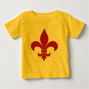 French fleur de lis pattern Parisian Baby T-Shirt