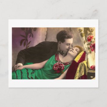 French Flirt  - Romantic Vintage Postcard by FrenchFlirt at Zazzle