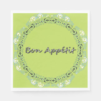 FRENCH-FLORAL-FRESH--NAPKIN-DECOR PAPER NAPKINS