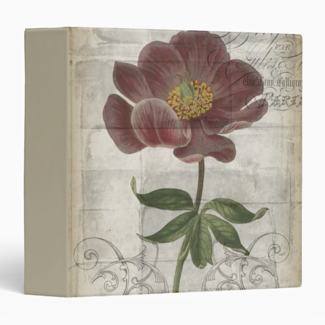 French Floral I Binder (Front/Spine)