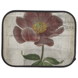 French Floral I Car Mat