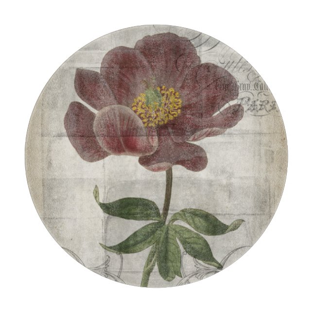 French Floral I Cutting Board (Front)