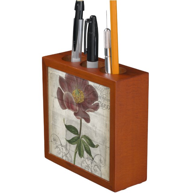 French Floral I Desk Organizer (In Situ)