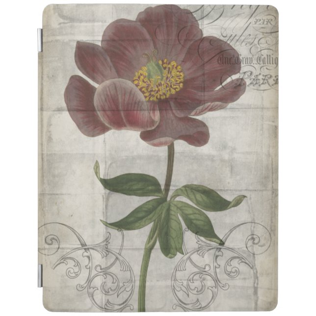 French Floral I iPad Smart Cover (Front)