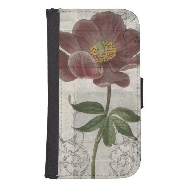 French Floral I Samsung Galaxy Wallet Case (Front)