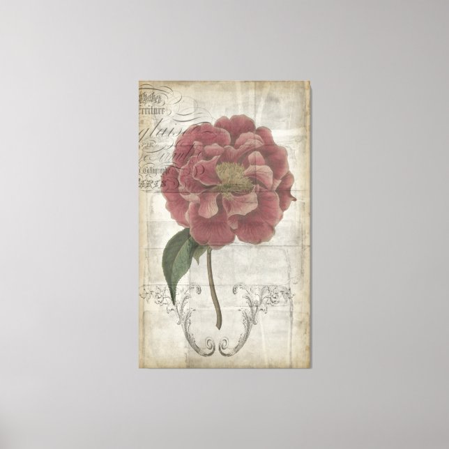 French Floral III Canvas Print (Front)