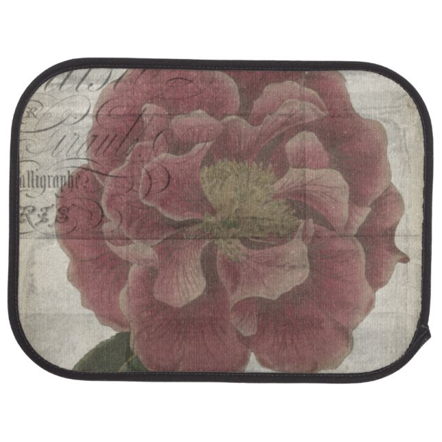 French Floral III Car Mat (Rear)
