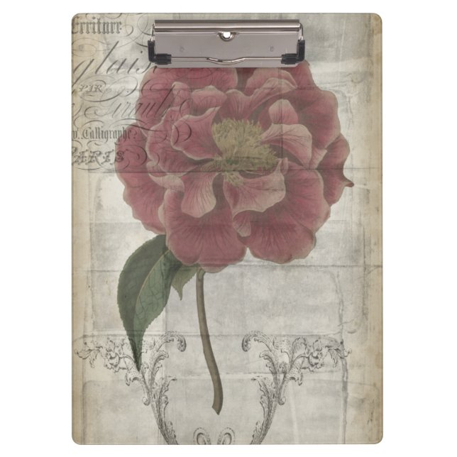 French Floral III Clipboard (Front)