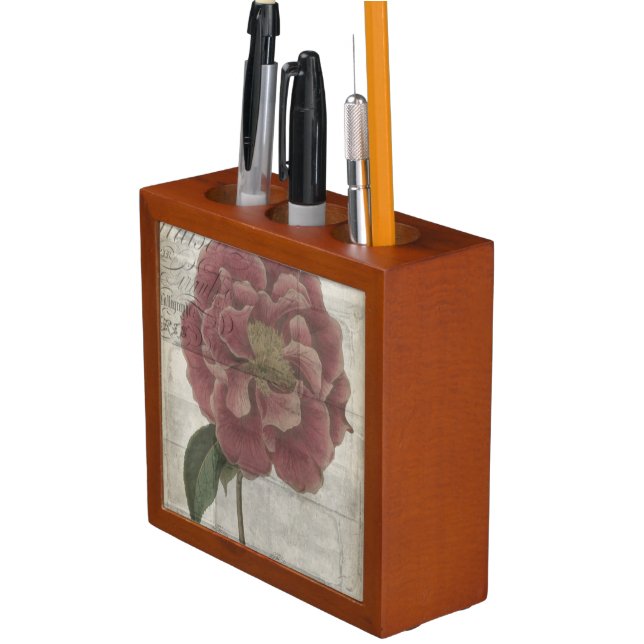 French Floral III Pencil Holder (In Situ)