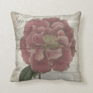 French Floral III Throw Pillow
