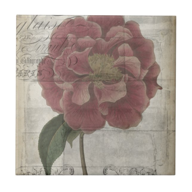 French Floral III Tile (Front)