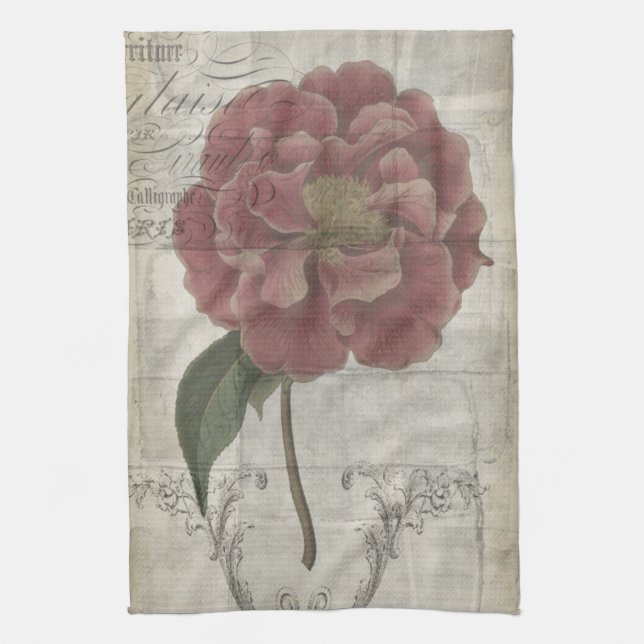 French Floral III Towel (Vertical)