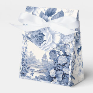 french floral pattern favor boxes