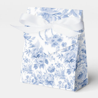 french floral pattern favor boxes