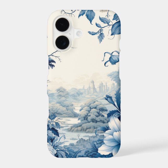 french floral pattern iphone case (Back)