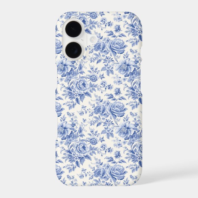 french floral pattern iphone case (Back)