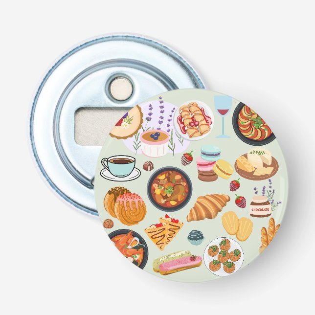 French Food Bottle Opener (Front)