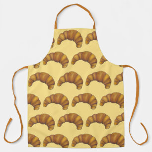 French Food Croissant Pastry Chef Bakery Apron