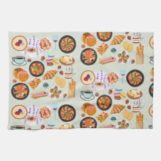 French Food Kitchen Towel