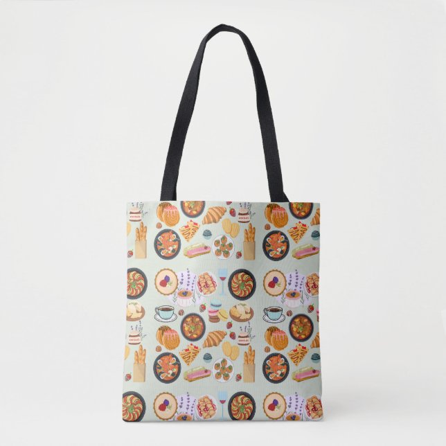 French Food Tote Bag (Front)