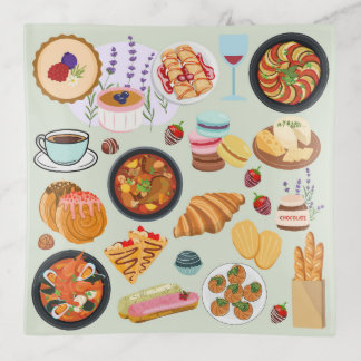 French Food Trinket Tray