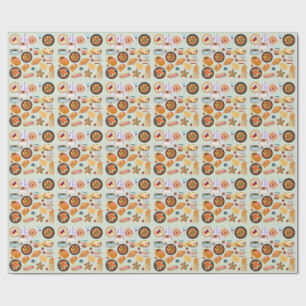 French Food Wrapping Paper