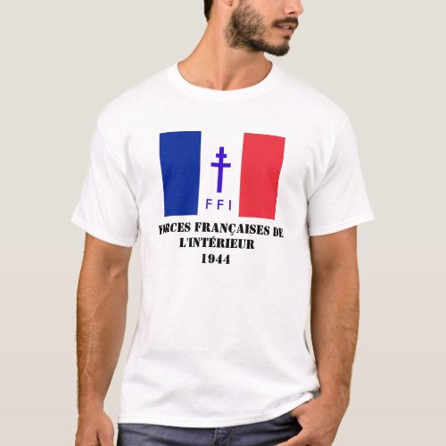 French Forces Resistance T_Shirt