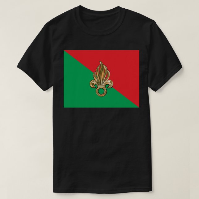 French Foreign Legion flag T-Shirt (Design Front)