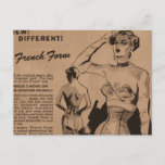 French Form Postcard