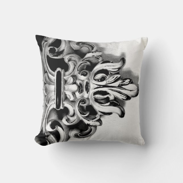 French Frame Throw Pillow (Front)