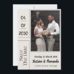 French Français Invitation Card Marriage<br><div class="desc">Save the date French Français Invitation Card Marriage</div>