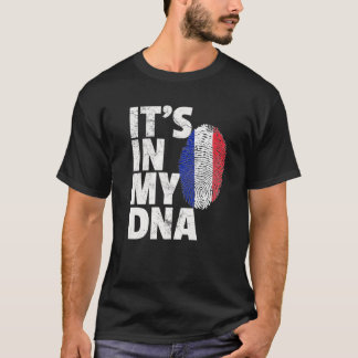French France Flag IT's IN MY DNA Christmas Gift C T-Shirt