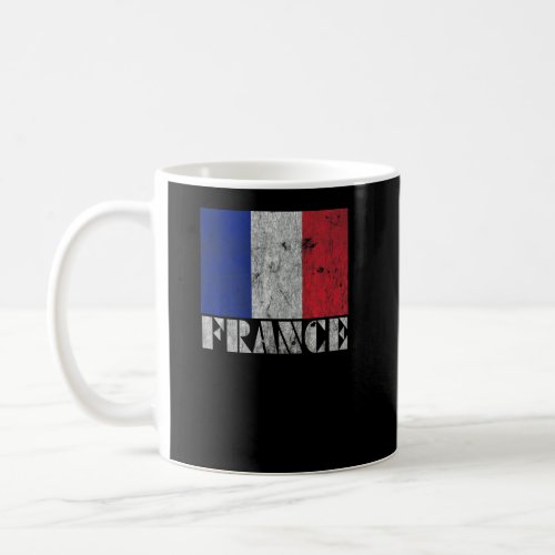 French France Flag  Retro Vintage Country Souvenir Coffee Mug