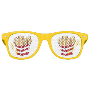 French Fried Potatoes Chips Fries Fry Fast Food Retro Sunglasses