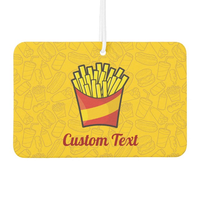 French Fries Air Freshener (Front)
