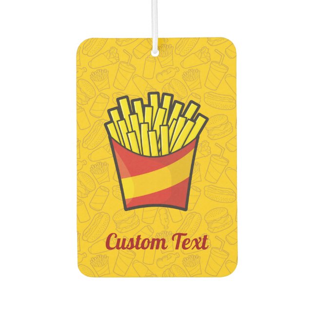 French Fries Air Freshener (Front)