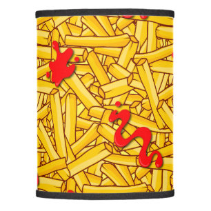 French Fries and Ketchup, Fast Food Lamp Shade