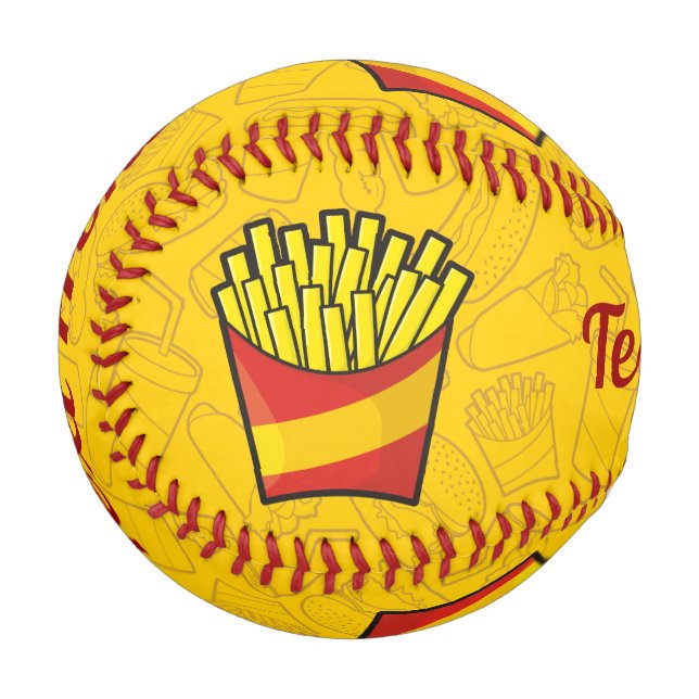 French Fries Baseball (Back Right)
