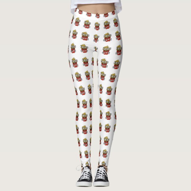 French Fries Before Guys design Leggings (Front)