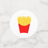 French Fries Birthday Confetti | Zazzle