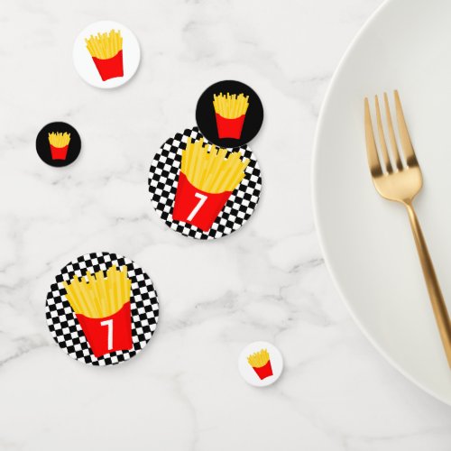 French Fries Birthday Confetti