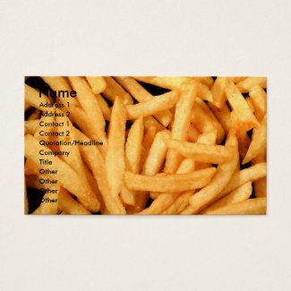 French Fries Business Card