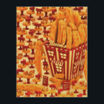 French Fries Cafe Wood Wall Art<br><div class="desc">Art is a reflection of the soul.</div>