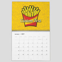 French Fries Calendar