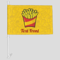 French Fries Car Flag