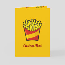 French Fries Card